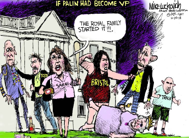Political/Editorial Cartoon by Mike Luckovich, Atlanta Journal-Constitution on In Other News