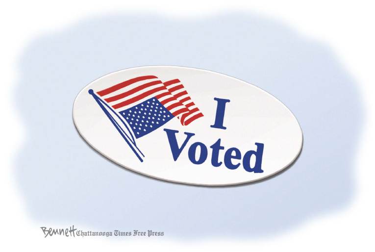 Political/Editorial Cartoon by Clay Bennett, Chattanooga Times Free Press on Republicans Win Big