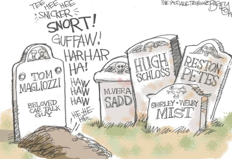 Political/Editorial Cartoon by Pat Bagley, Salt Lake Tribune on In Other News