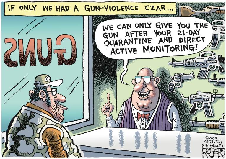 Political/Editorial Cartoon by Rob Rogers, The Pittsburgh Post-Gazette on In Other News