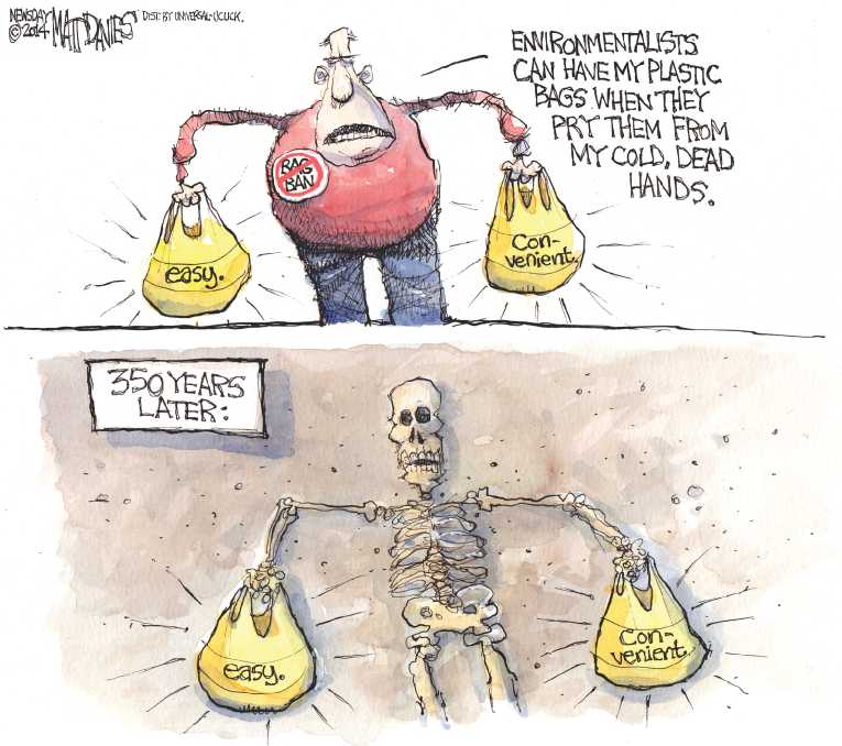 Political/Editorial Cartoon by Matt Davies, Journal News on In Other News