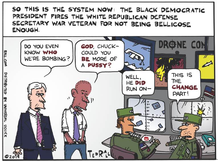 Political/Editorial Cartoon by Ted Rall on In Other News