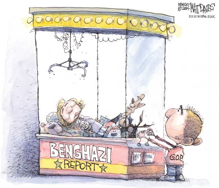 Political/Editorial Cartoon by Matt Davies, Journal News on GOP Reveals Christmas Wish List