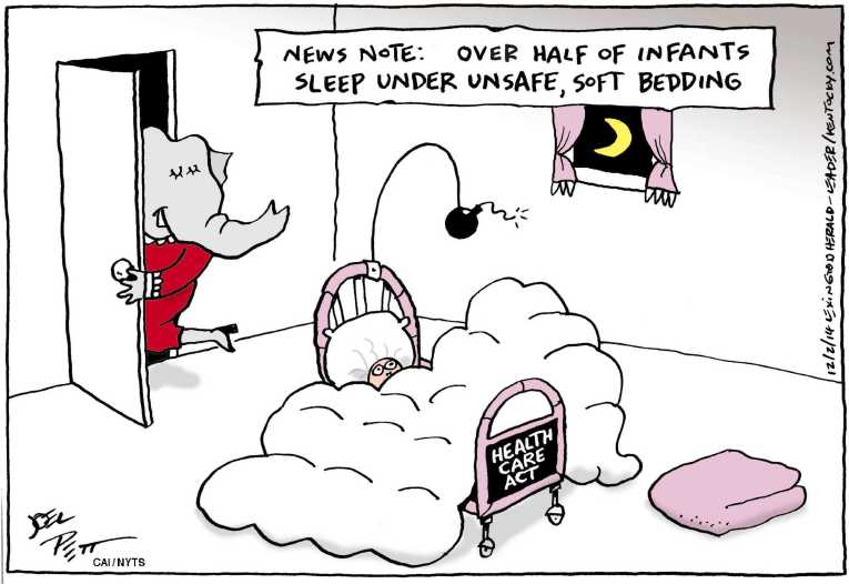 Political/Editorial Cartoon by Joel Pett, Lexington Herald-Leader, CWS/CartoonArts Intl. on In Other News