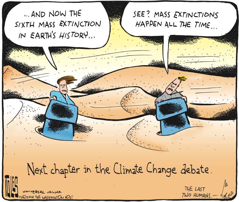 Political/Editorial Cartoon by Tom Toles, Washington Post on In Other News