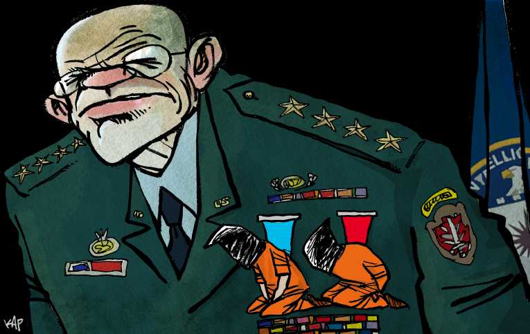 Political/Editorial Cartoon by Kap (Jaume Capdevila), Spain, France, & Italy on Torture Report Shocks Nation, World