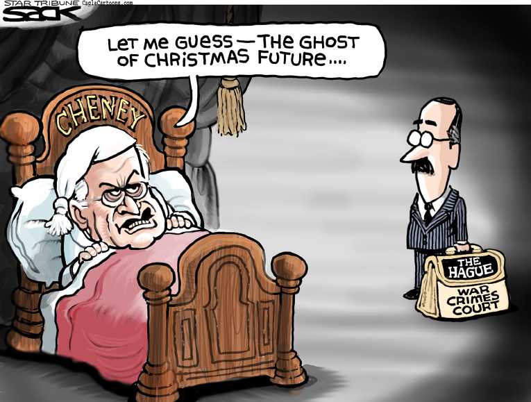 Political/Editorial Cartoon by Steve Sack, Minneapolis Star Tribune on More Torture Details Emerge