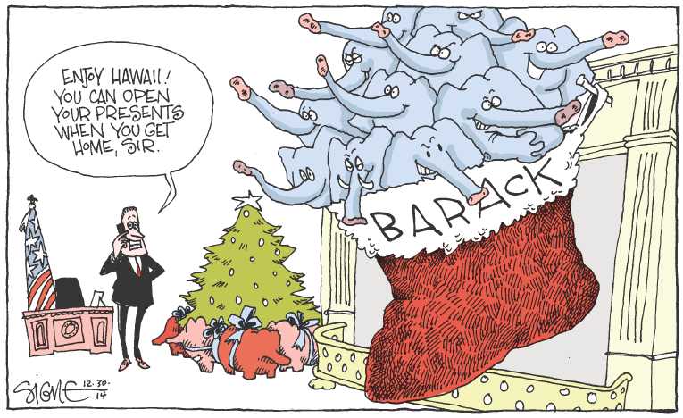 Political/Editorial Cartoon by Signe Wilkinson, Philadelphia Daily News on New Congress Ready
