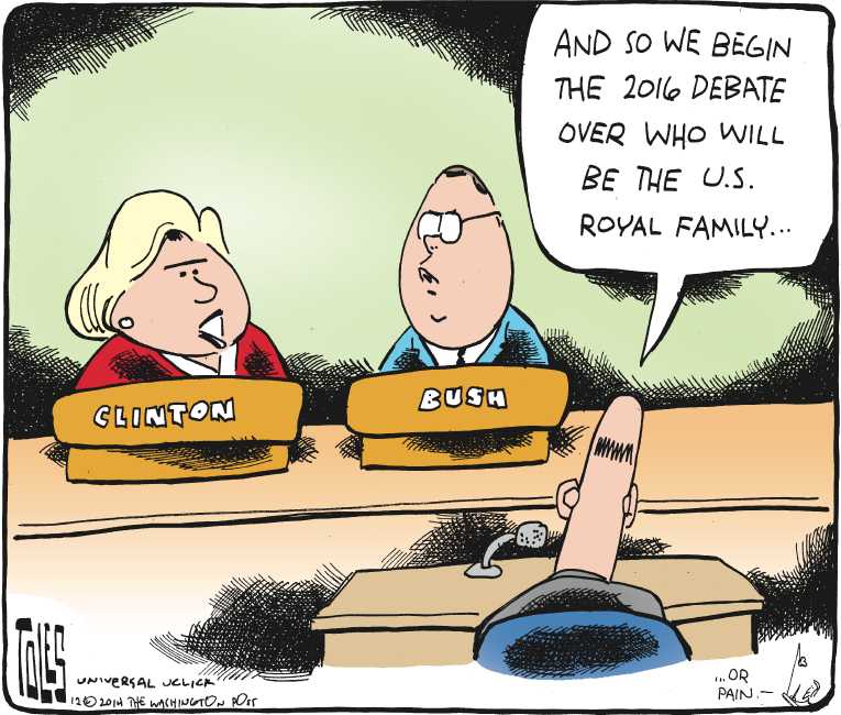 Political/Editorial Cartoon by Tom Toles, Washington Post on In Other News