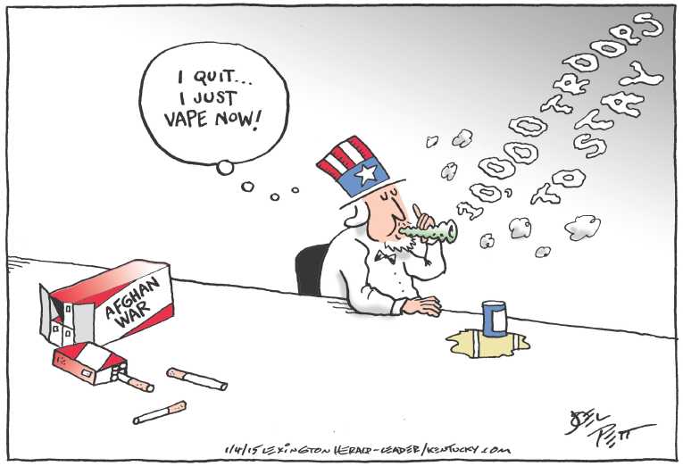 Political/Editorial Cartoon by Joel Pett, Lexington Herald-Leader, CWS/CartoonArts Intl. on In Other News