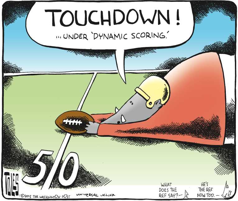 Political/Editorial Cartoon by Tom Toles, Washington Post on GOP Congress Setting Tone