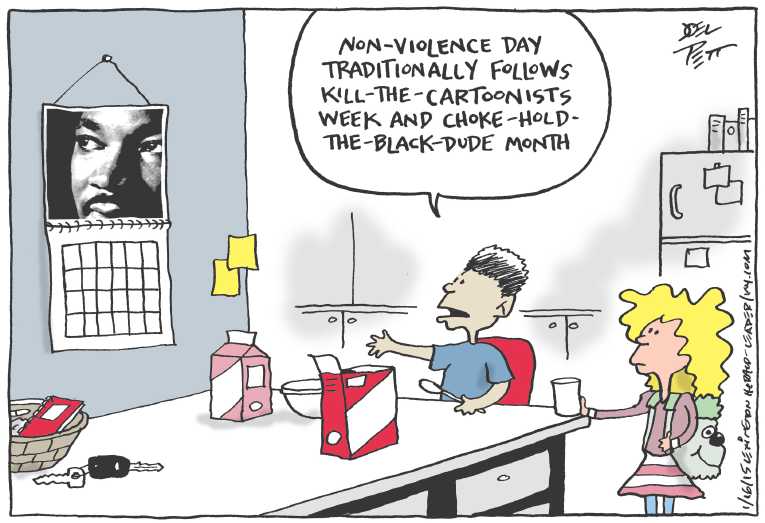 Political/Editorial Cartoon by Joel Pett, Lexington Herald-Leader, CWS/CartoonArts Intl. on In Other News