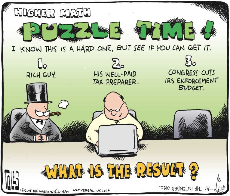 Political/Editorial Cartoon by Tom Toles, Washington Post on One Percenters Under Atttack