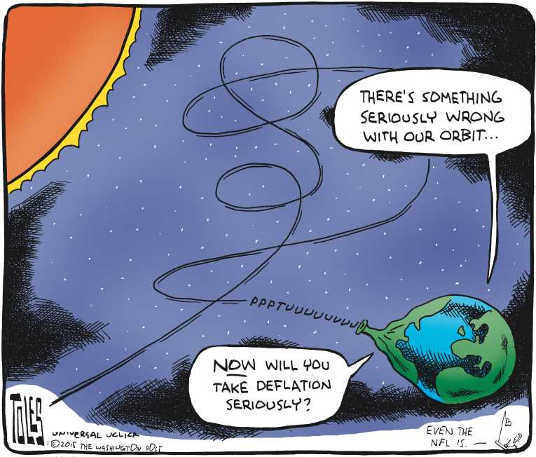 Political/Editorial Cartoon by Tom Toles, Washington Post on Senate Says Earth Is Warming