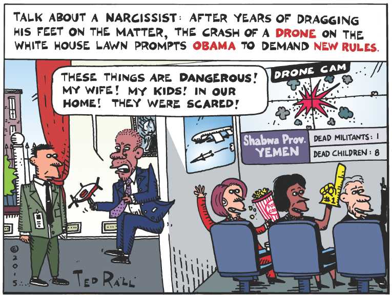 Political/Editorial Cartoon by Ted Rall on In Other News