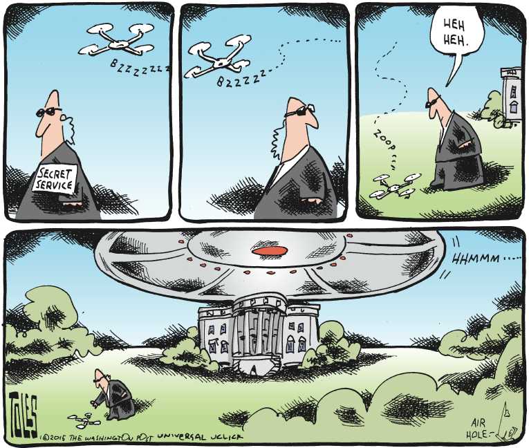 Political/Editorial Cartoon by Tom Toles, Washington Post on In Other News