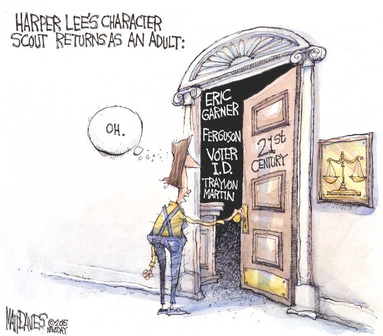 Political/Editorial Cartoon by Matt Davies, Journal News on In Other News