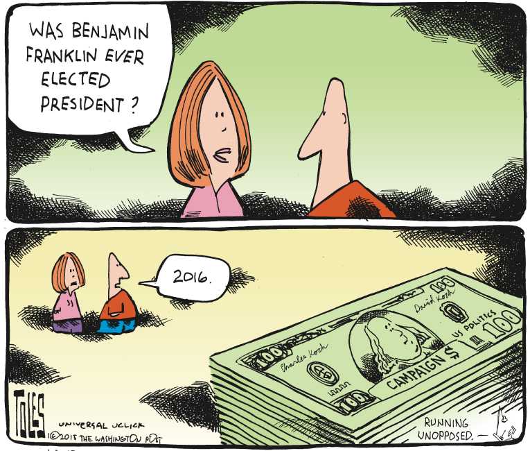 Political/editorial cartoon