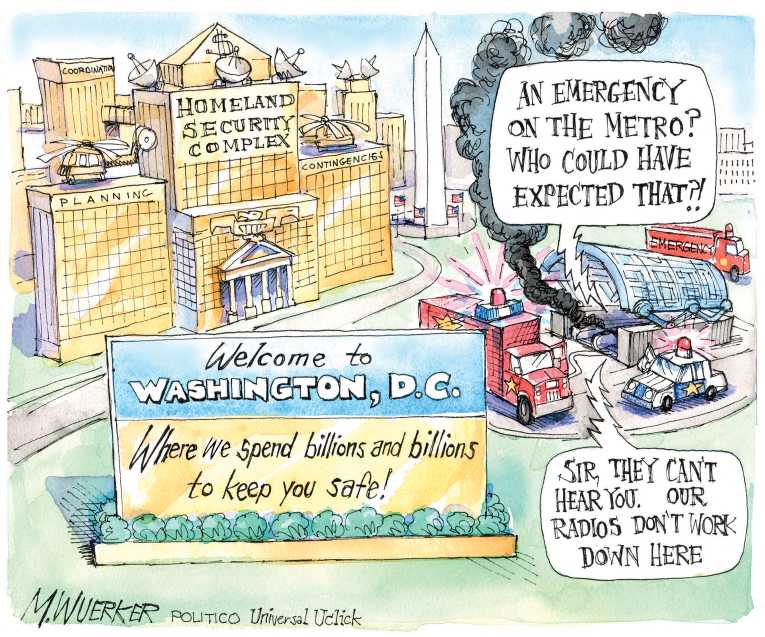 Political/Editorial Cartoon by Matt Wuerker, Politico on In Other News