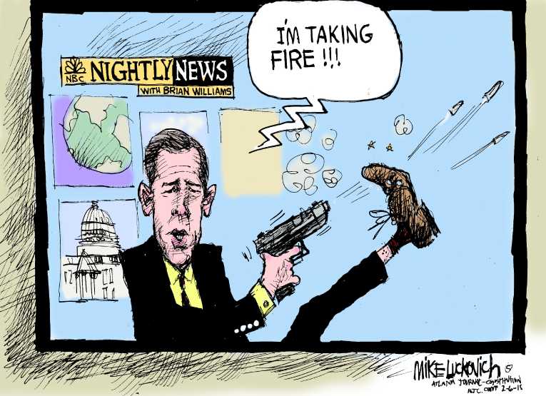 Political/Editorial Cartoon by Mike Luckovich, Atlanta Journal-Constitution on In Other News