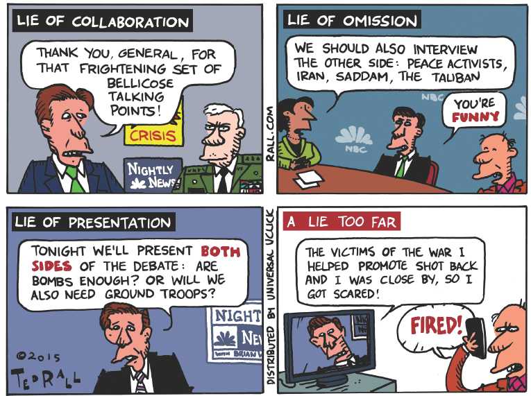 Political/Editorial Cartoon by Ted Rall on President Seeking More Powers