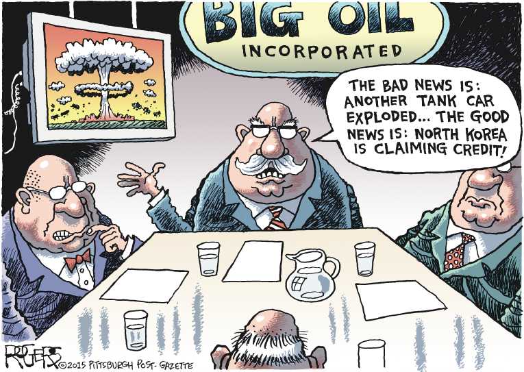 Political/Editorial Cartoon by Rob Rogers, The Pittsburgh Post-Gazette on Weather Records Shattered