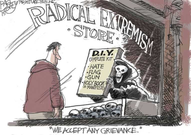 Political/Editorial Cartoon by Pat Bagley, Salt Lake Tribune on GOP Increasing Recruiting Efforts