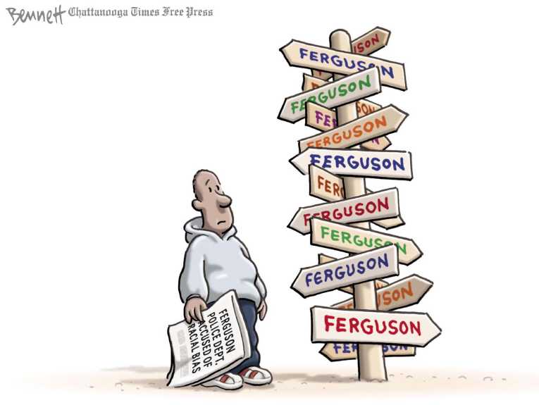 Political/Editorial Cartoon by Clay Bennett, Chattanooga Times Free Press on In Other News