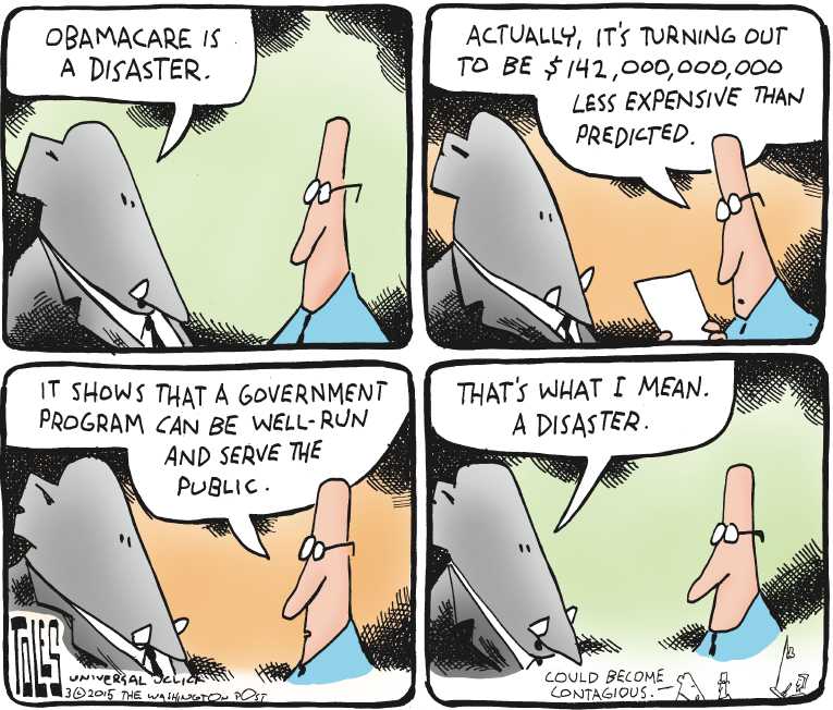 Political/Editorial Cartoon by Tom Toles, Washington Post on GOP Ramping Up for 2016 Elections