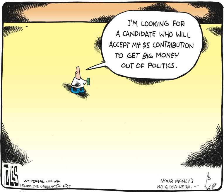 Political/Editorial Cartoon by Tom Toles, Washington Post on In Other News