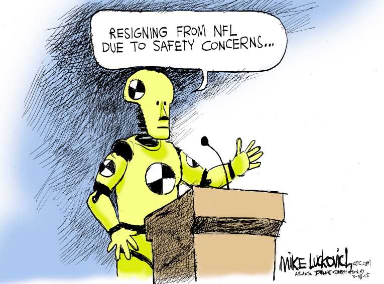 Political/Editorial Cartoon by Mike Luckovich, Atlanta Journal-Constitution on In Other News