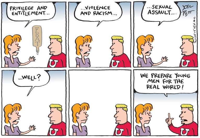 Political/Editorial Cartoon by Joel Pett, Lexington Herald-Leader, CWS/CartoonArts Intl. on In Other News