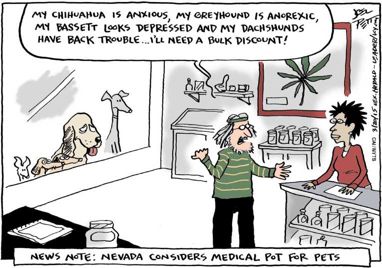 Political/Editorial Cartoon by Joel Pett, Lexington Herald-Leader, CWS/CartoonArts Intl. on In Other News