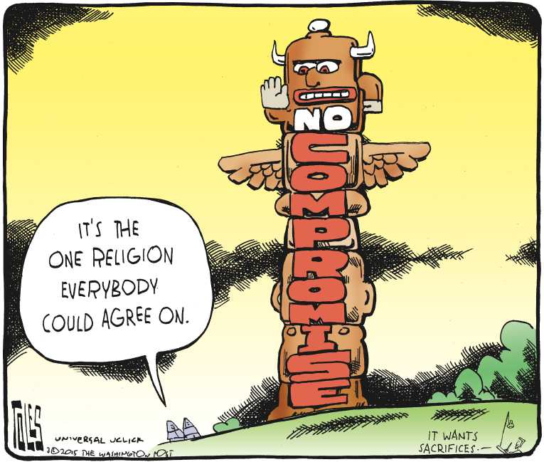 Political/Editorial Cartoon by Tom Toles, Washington Post on GOP Targets Poverty