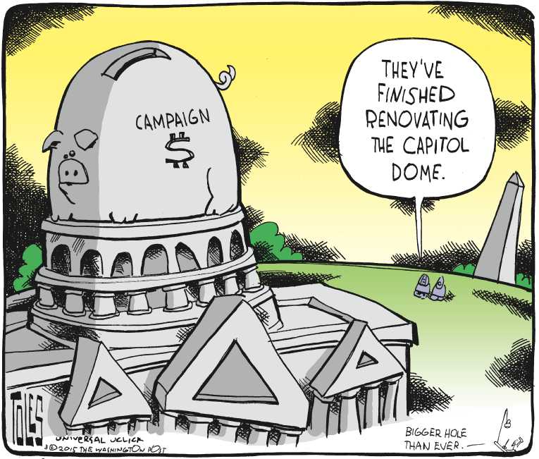 Political/Editorial Cartoon by Tom Toles, Washington Post on In Other News