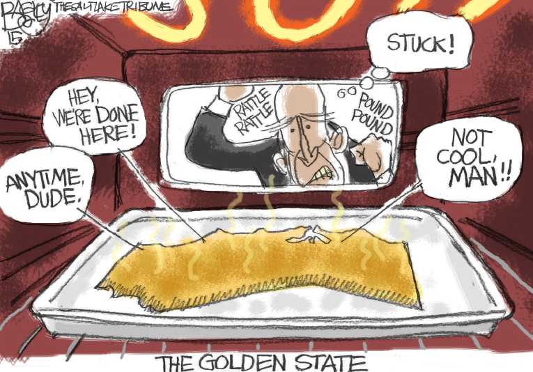 Political/Editorial Cartoon by Pat Bagley, Salt Lake Tribune on In Other News