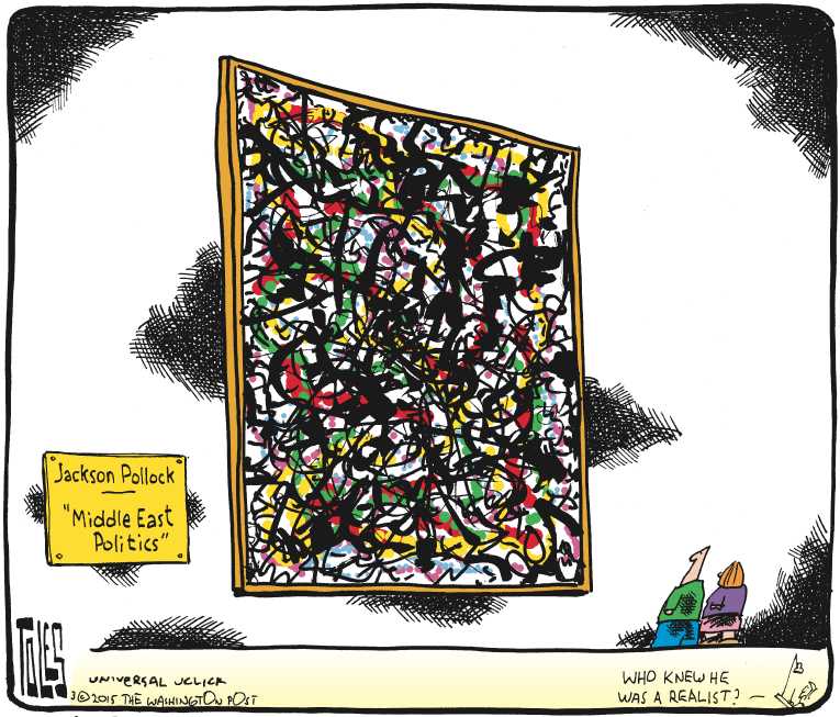 Political/Editorial Cartoon by Tom Toles, Washington Post on Saudi Arabia Bombing Yemen