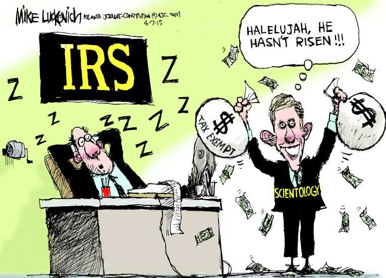 Political/Editorial Cartoon by Mike Luckovich, Atlanta Journal-Constitution on In Other News