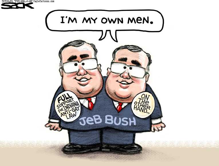 Political/Editorial Cartoon by Steve Sack, Minneapolis Star Tribune on Rand Paul Announces Candidacy