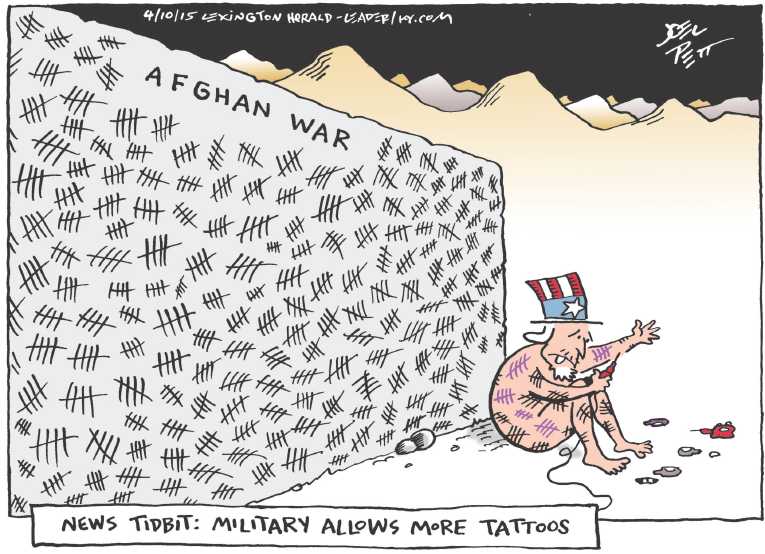 Political/Editorial Cartoon by Joel Pett, Lexington Herald-Leader, CWS/CartoonArts Intl. on In Other News