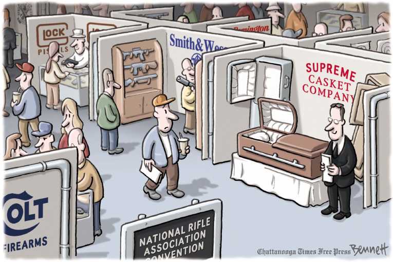 Political/Editorial Cartoon by Clay Bennett, Chattanooga Times Free Press on In Other News