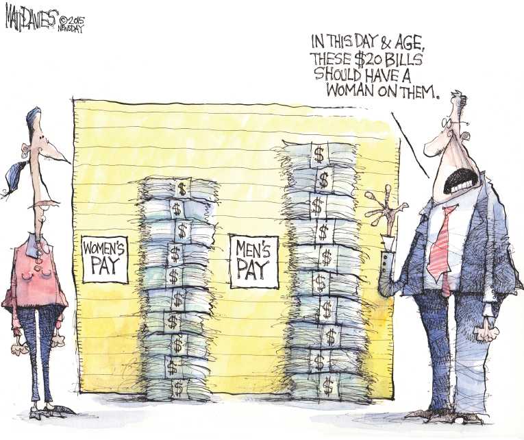 Political/Editorial Cartoon by Matt Davies, Journal News on In Other News