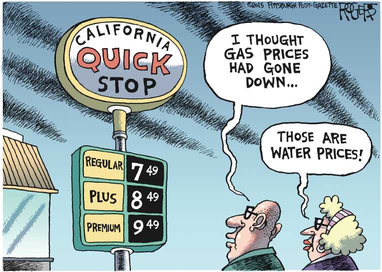 Political/Editorial Cartoon by Rob Rogers, The Pittsburgh Post-Gazette on Planet Celebrates Earth Day