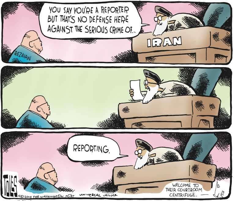 Political/Editorial Cartoon by Tom Toles, Washington Post on In Other News
