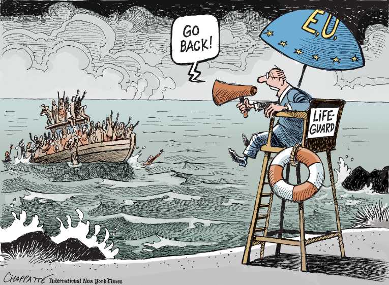 Political/Editorial Cartoon by Patrick Chappatte, International Herald Tribune on In Other News