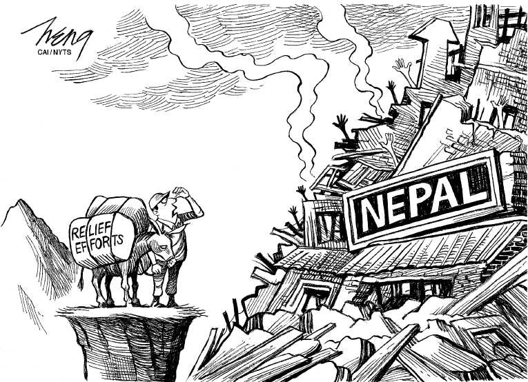 Political/Editorial Cartoon by Heng Kim Song, Lianhe Zaobao, Singapore on In Other News