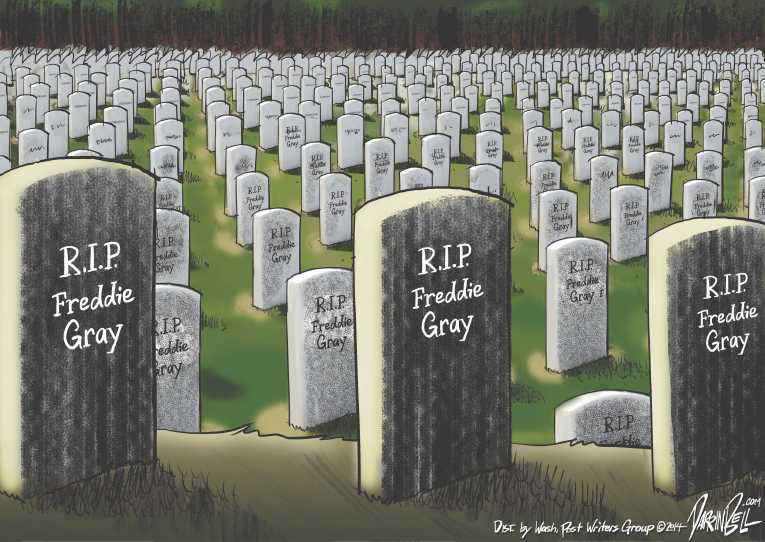Political/Editorial Cartoon by Darrin Bell, Washington Post Writers Group on Baltimore Erupts