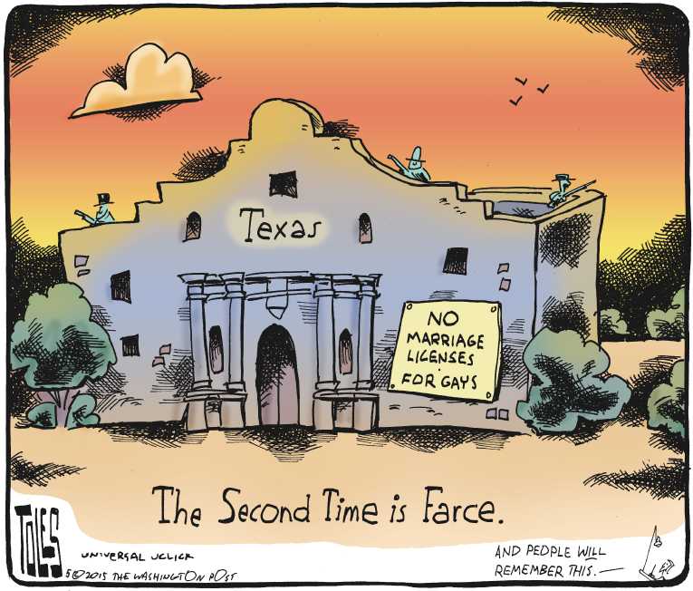 Political/Editorial Cartoon by Tom Toles, Washington Post on In Other News