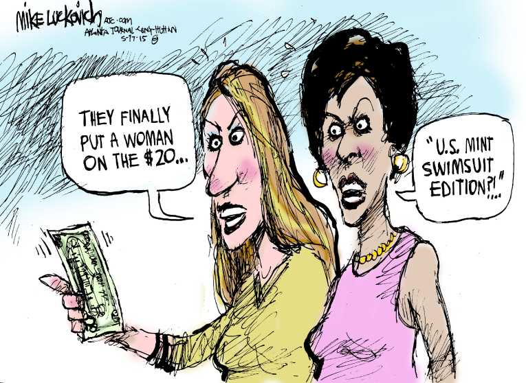 Political/Editorial Cartoon by Mike Luckovich, Atlanta Journal-Constitution on In Other News