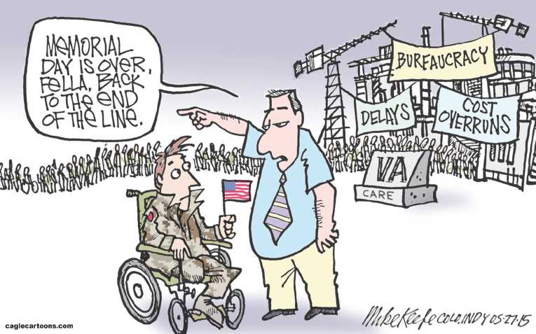 Political/Editorial Cartoon by Mike Keefe, Denver Post on ISIS Wins Big Battles